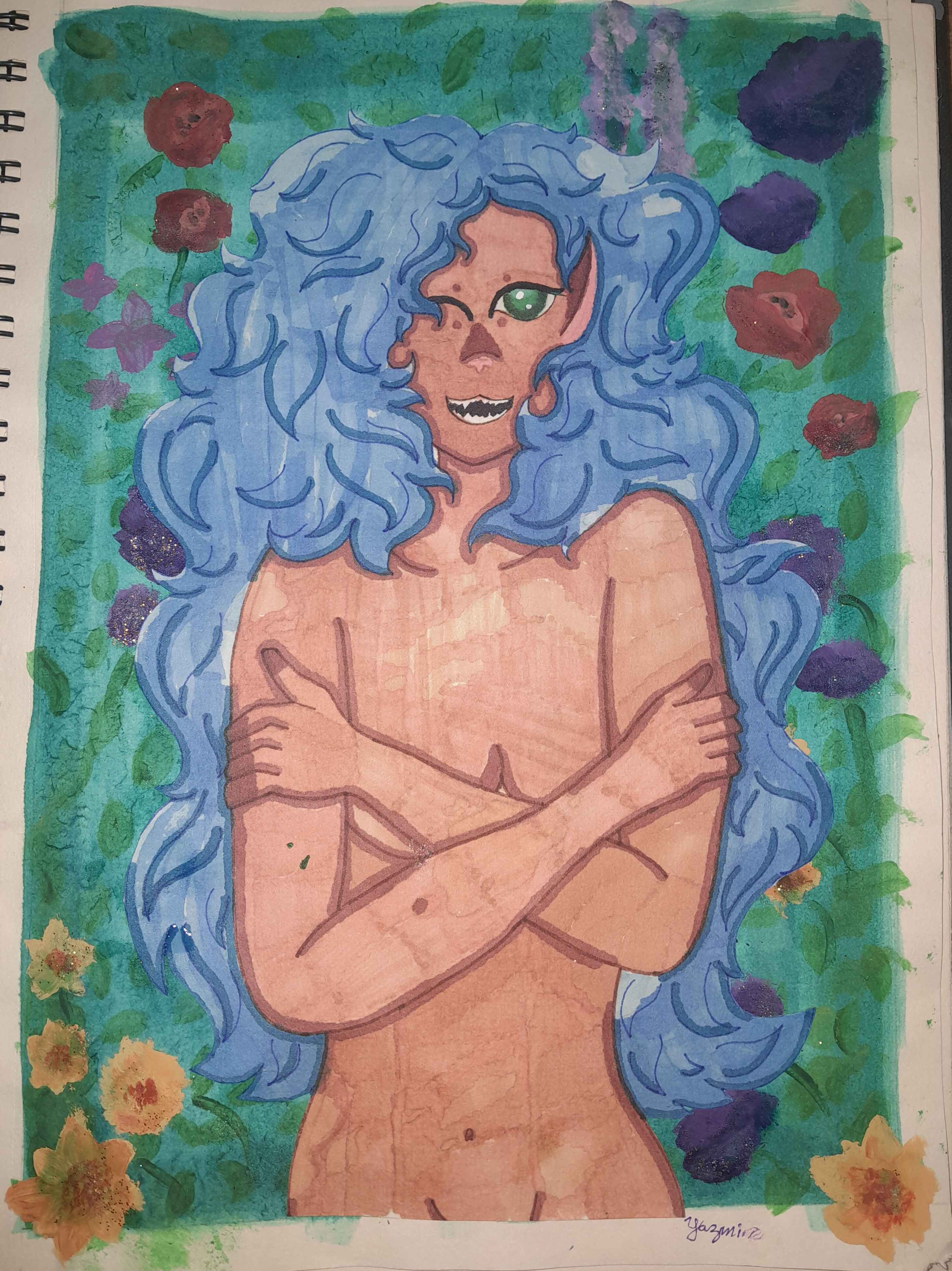Daydream, I fell asleep amid the flowers (For a couple of hours,on a beautiful day)